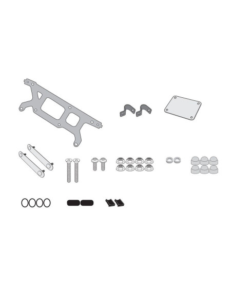 Kit de fixation Tool Box Givi S250 pour support valise PL3116 SUZUKI DL 250 V - Strom 2017 - 2021