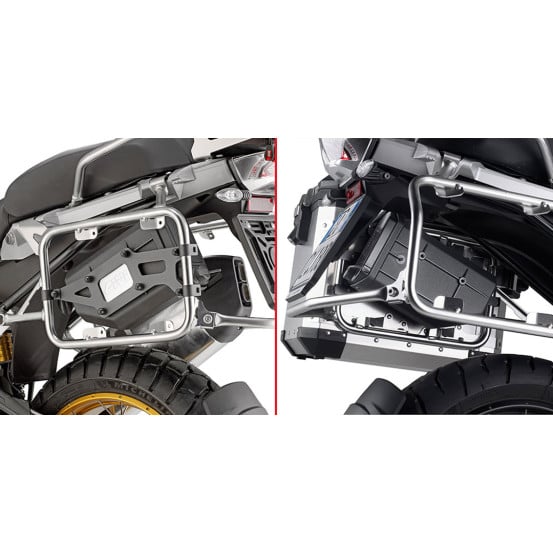 Kit de fixation pour boite à outil Givi S250 à fixer sur support valise origine BMW R 1200 GS Adventure - R 1250 GS Adventure