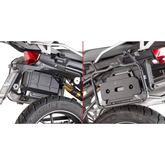Kit de fixation Tool Box Givi S250 pour support valise PLR5127 BMW F 750 GS 2018 - 2022 - 850 2018 - 2020 - Adventure 2019