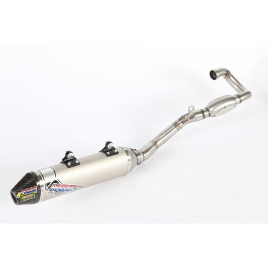 Ligne complète HGS inox alu carbone Honda 450 CRF-R 2017-2020