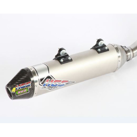 Silencieux HGS 4T Conical embout carbone - Kawasaki 250 KXF 2022