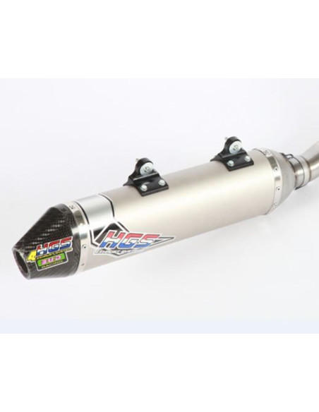 Silencieux HGS 4T Conical embout carbone - Kawasaki 250 KXF 2022