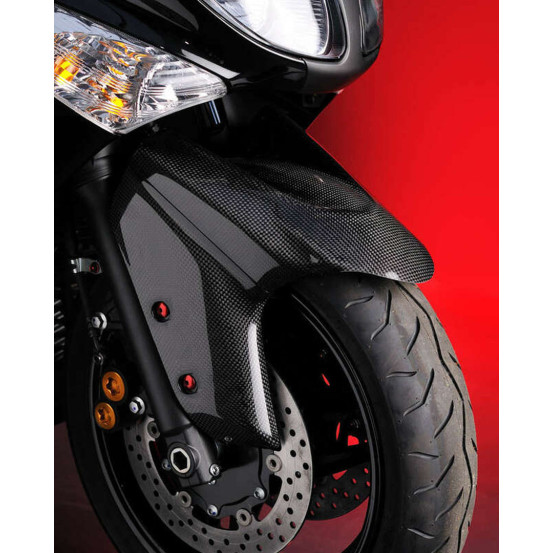 Garde Boue Avant LIGHTECH Yamaha 500/530 T-Max 2008-2014 Carbone Brillant