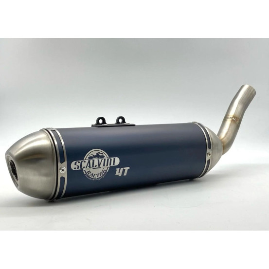 Ligne d'échappement Scalvini alu/inox BETA 125 RR-LC 4T 2019-2020