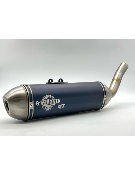 Ligne d'échappement Scalvini alu/inox BETA 125 RR-LC 4T 2019-2020