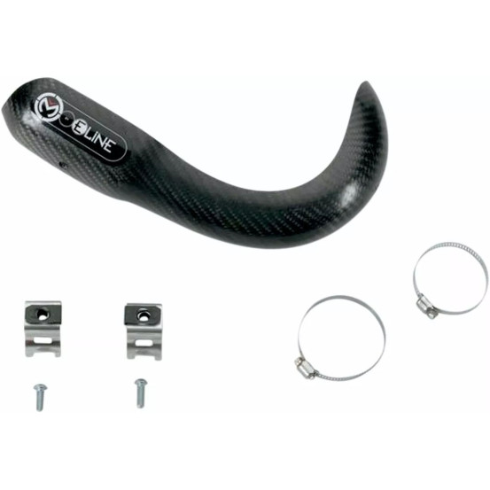 Protection carbone Moose Racing pour collecteur FMF Power Bomb Honda 250 CRF-R 2004-2009 250 CRF-X 2004-2013