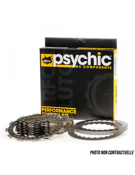 Kit disques embrayage lisses et garnis PSYCHIC Husqvarna 85 TC KTM 85 SX GAS GAS 85 MC