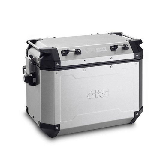 Valise latérale Gauche Givi Monokey Cam - Side Trekker Outback 48 Gris Alu