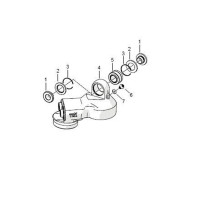 Entretoise OHLINS pour amortisseur TTX 65 SX