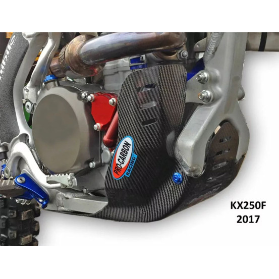 Sabot moteur carbone PROCARBON Kawasaki 250 KXF 2017-2020