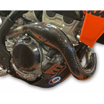 Protection collecteur d'échappement origine PROCARBON Husqvarna 350 FC 2019-2020 KTM 350 SXF 2019-2020
