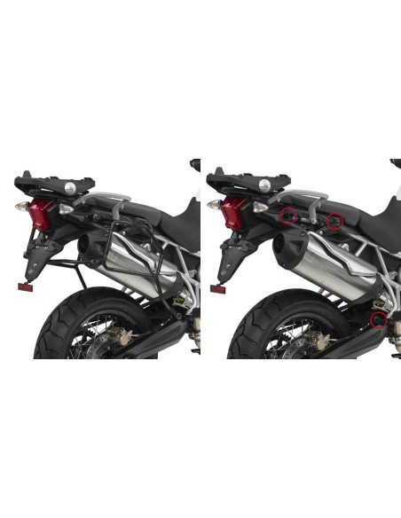 Supports valises Givi Monokey PLR6409 Triumph Tiger 800 XC 800 XR 2011-2017