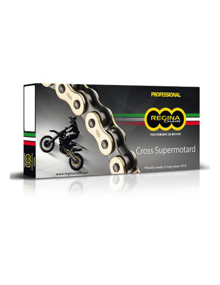 Chaine REGINA GPXV ultra renforcée sans joints pas 520 118 maillons Orange