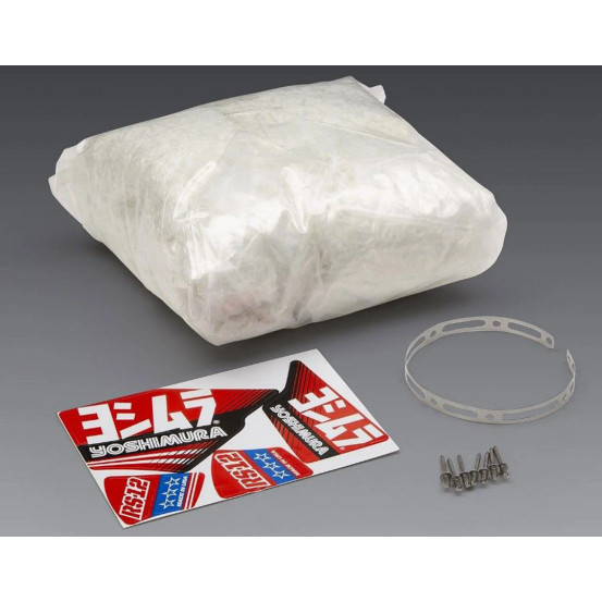 Kit de recondionnement laine de roche et rivets pour silencieux YOSHIMURA RS12 Honda CRF 2021 - 2024
