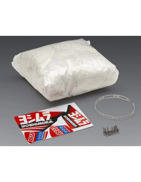 Kit de recondionnement laine de roche et rivets pour silencieux YOSHIMURA RS12 Honda CRF 2021 - 2024