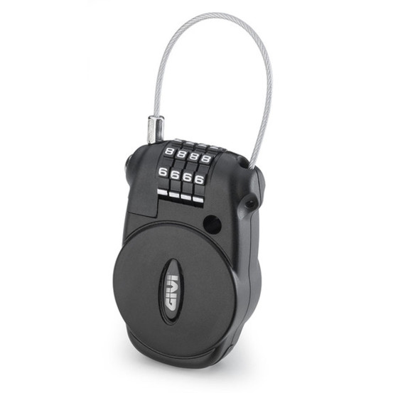 Cadenas à code Givi avec câble rétractable