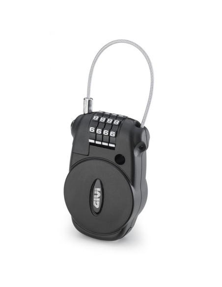 Cadenas à code Givi avec câble rétractable