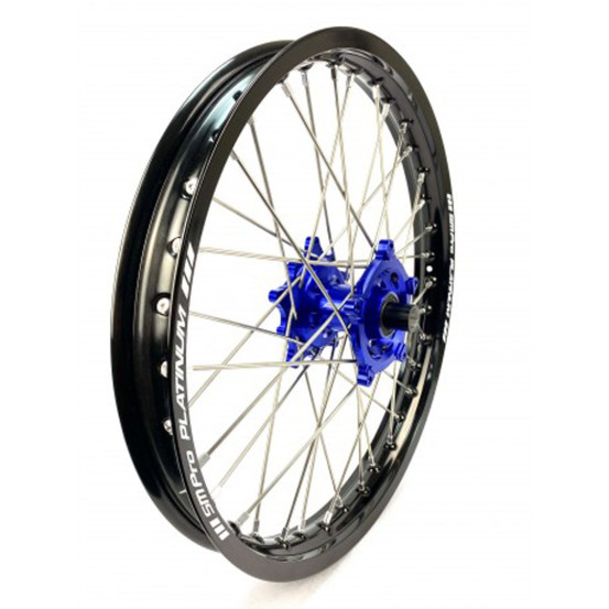 Roue avant Trail SM PRO 21x1,85 Yamaha 700 Tenere 2020-2022 Moyeu Bleu Cercle Noir