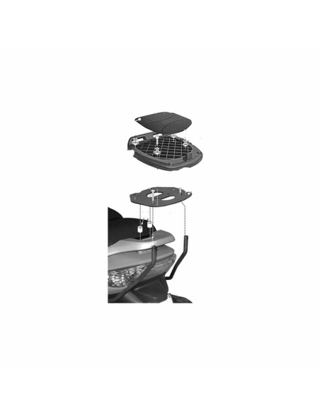 Support top case Givi Monolock SR91M Kymco Xciting R 300I-500I 2009-2014