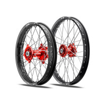 Roue avant TALON PRO moyeu ROUGE cercle NOIR 21x1.6 HONDA 02/21