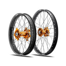 Roue avant TALON PRO moyeu ORANGE cercle NOIR 21x1.6 KTM/HUSQVARNA