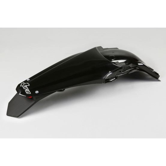 Garde boue arrière Enduro - Noir - UFO 250 KXF 2013-2014, 450 KXF 2012-2014 avec leds