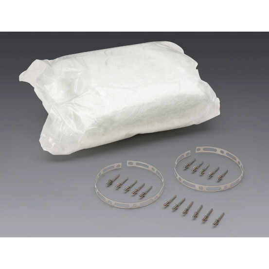 Kit de recondionnement laine de roche et rivets pour silencieux YOSHIMURA RS-12