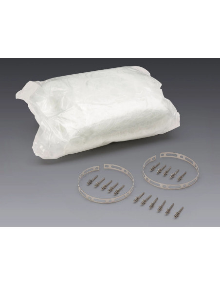 Kit de recondionnement laine de roche et rivets pour silencieux YOSHIMURA RS-12