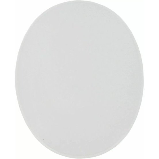 Plaque de numéro universelle MAIER ovale 28 x 23 cm - Blanc