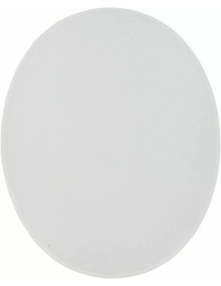 Plaque de numéro universelle MAIER ovale 28 x 23 cm - Blanc
