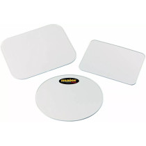 Plaque de numéro universelle MAIER rectangle 30 x 25 cm - Blanc