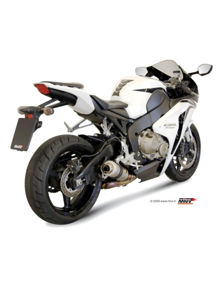 Silencieux MIVV GP titane Honda CBR1000RR 2008-2013 catalysé