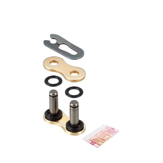 Attache DID rapide pour chaîne 525 VX3 Or/Noir