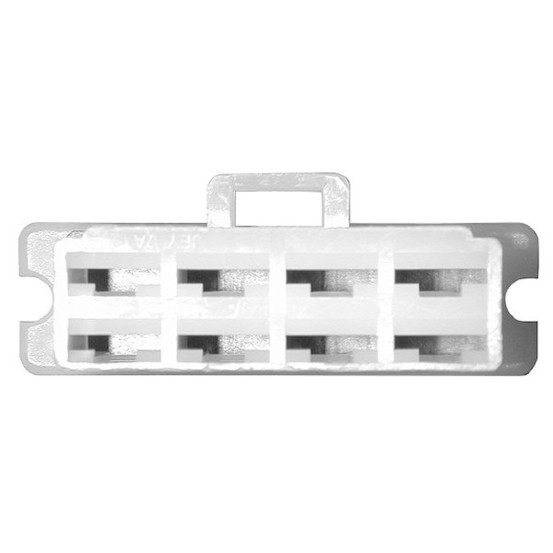 Connectique rectangulaire SGR mâle 8 broches