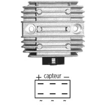 Régulateur SGR Kawasaki 300 KLF 1988-1991 400 ZXR 1989-1993 600 GPX R 1989-1993 GPZ R 1985-1994 ZZR 1990-1992 750 VN 1986-199..