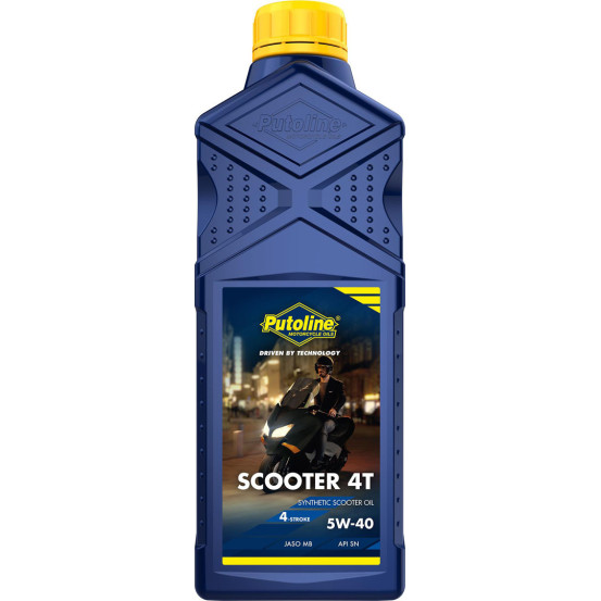 Huile Scooters PUTOLINE Techno Moto Scooter 4 5W40 (1 litre)