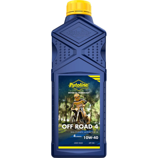 Huile moteur 4T PUTOLINE Techno Moto OFF ROAD 4 (1 litre) 10W40