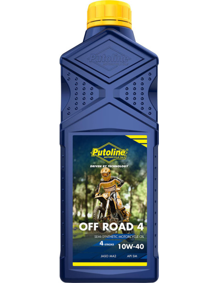 Huile moteur 4T PUTOLINE Techno Moto OFF ROAD 4 (1 litre) 10W40