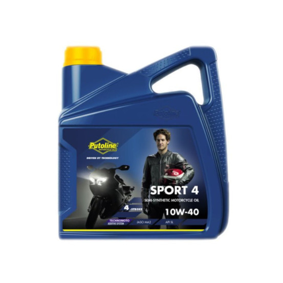 Huile moteur 4T PUTOLINE Techno Moto Sport ROAD 4 (4 litres) 10W40