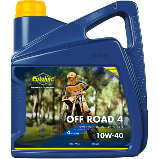 Huile moteur 4T PUTOLINE Techno Moto OFF ROAD 4 10W40 (4 litres)
