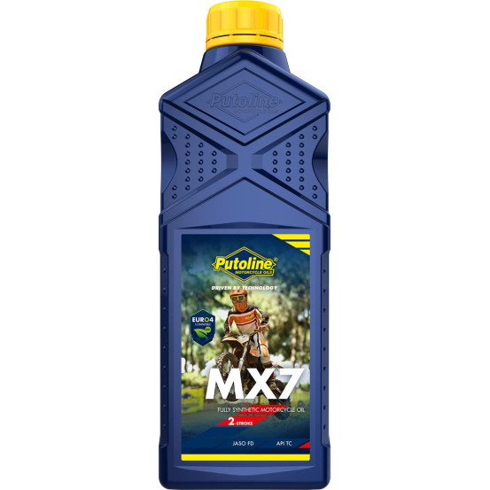 Huile moteur 2T PUTOLINE MX7 synthèse (1 litre)