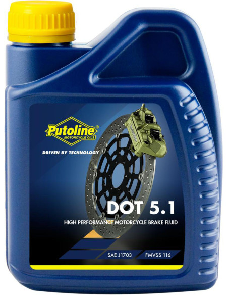 Liquide de Frein PUTOLINE DOT5.1 (500 ml)