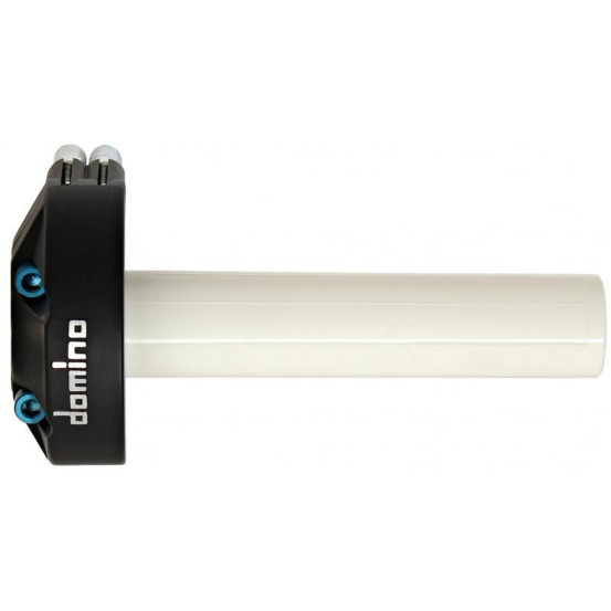 Poignée de gaz à double tirage parallèle avec réglage cable DOMINO 74°/66 mm