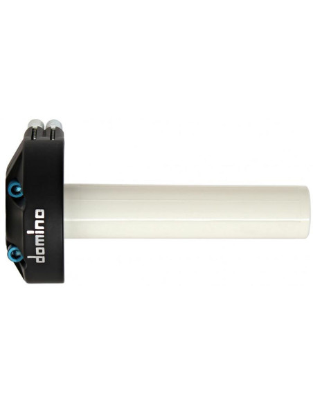 Poignée de gaz à double tirage parallèle avec réglage cable DOMINO 74°/66 mm