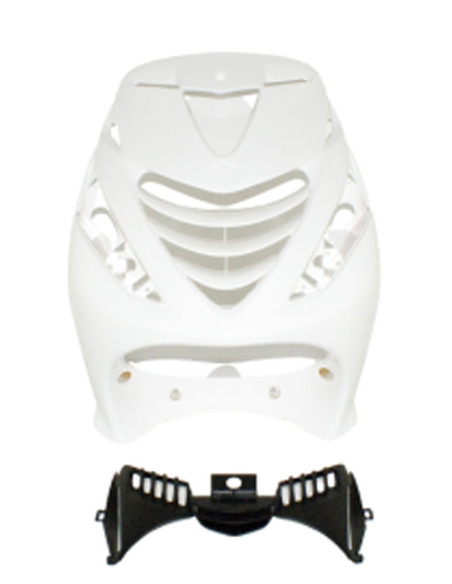 Carénage tablier avant scooter Piaggio 50 ZIP SP Blanc brillant