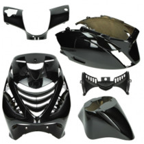 Kit carénages scooter Piaggio 50 Zip SP Noir brillant