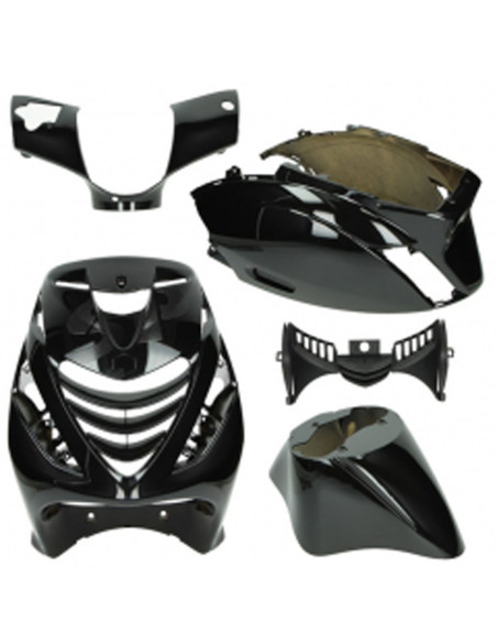 Kit carénages scooter Piaggio 50 Zip SP Noir brillant