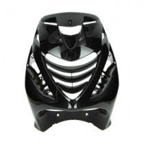 Carénage tablier avant scooter Piaggio 50 Zip SP Noir brillant