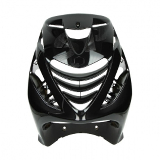 Carénage tablier avant scooter Piaggio 50 Zip SP Noir brillant