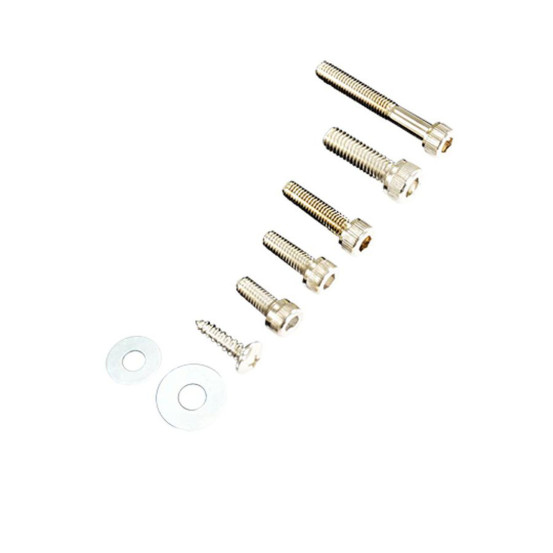 Vis de kit carénages pour MBK 50 Nitro / Yamaha 50 Aerox acier Chromé